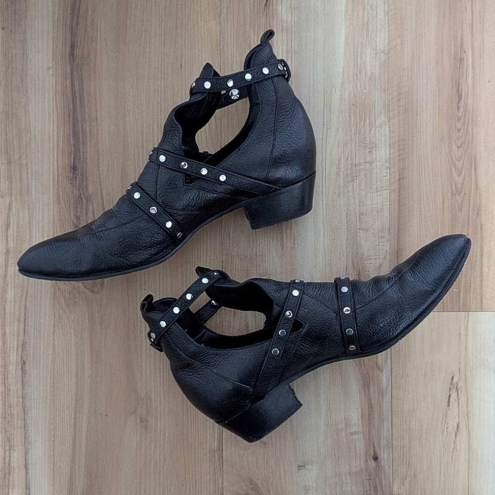 Jimmy Choo Harley Cutout Studded Ankle Boots